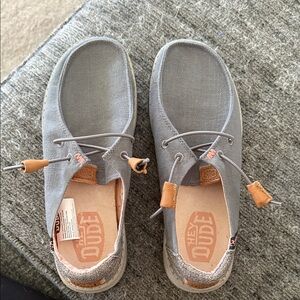 Hey Dude Gray Loafers